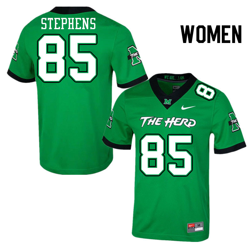 Women #85 Tracy Stephens Marshall Thundering Herd College Football Jerseys Stitched Sale-Green - Click Image to Close